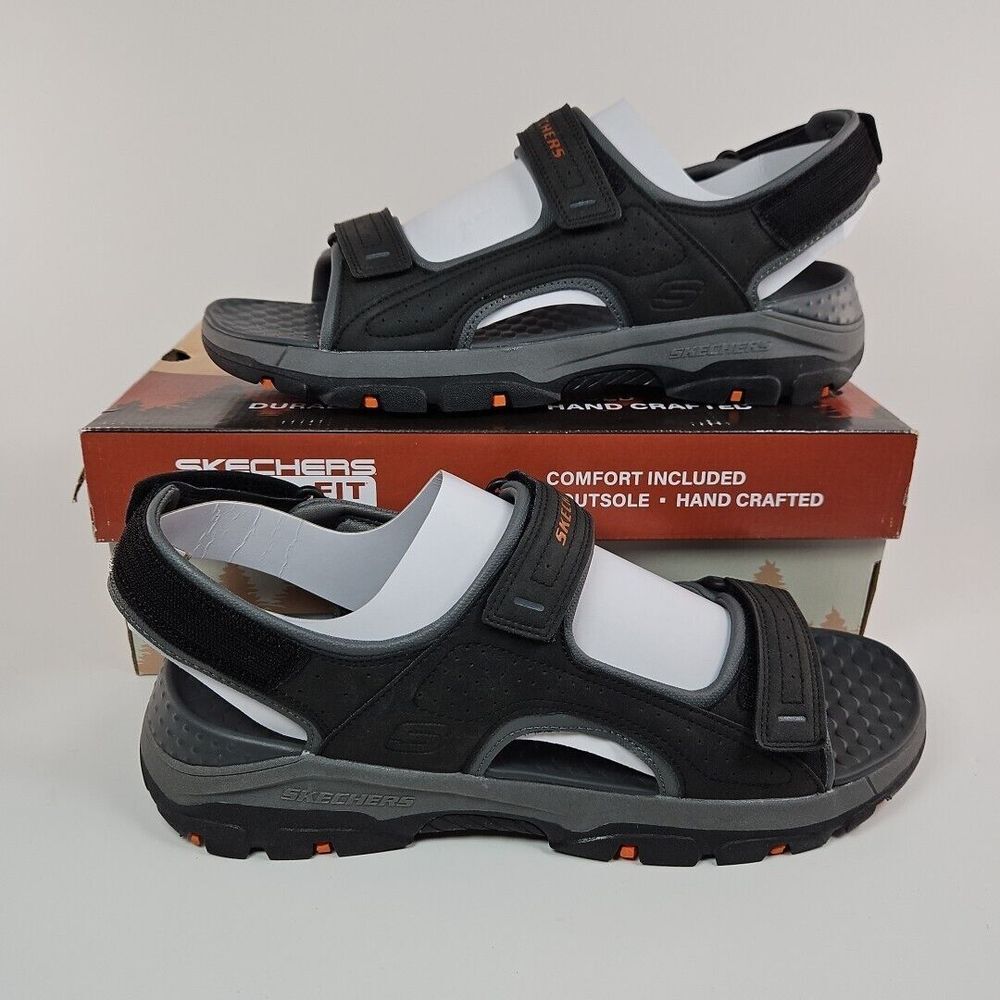 Skechers Relaxed Fit With Luxe Foam Tresmen Garo Sandals Men's Size 13 New!